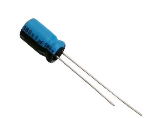 1uF 160V High Quality Electrolytic Capacitor - Vishay (Min Order Quantity 1 pc for this Product)