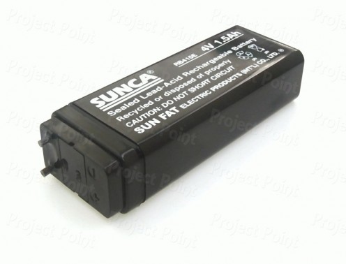 SUNCA 4V 1500 mAh High Quality SLA Battery (Min Order Quantity 1 pc for this Product)