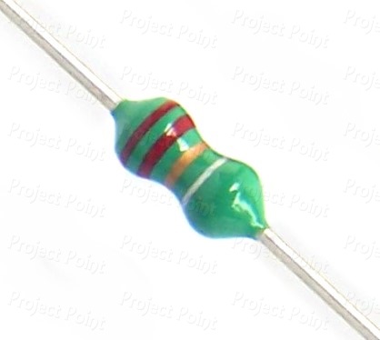 2.2uH 0.25W Color Ring Inductor (Min Order Quantity 1 pc for this Product)