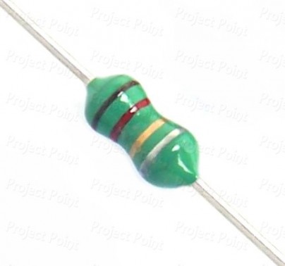 1.2uH 0.25W Color Ring Inductor (Min Order Quantity 1 pc for this Product)