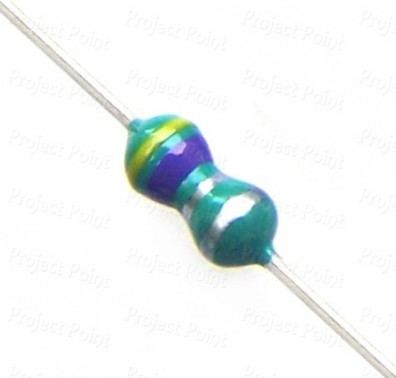 0.47uH - 470nH 0.25W Color Ring Inductor (Min Order Quantity 1 pc for this Product)