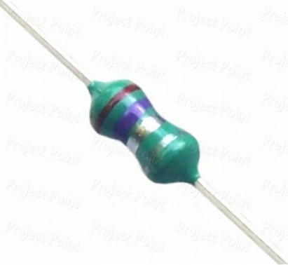 0.27uH - 270nH 0.25W Color Ring Inductor (Min Order Quantity 1 pc for this Product)