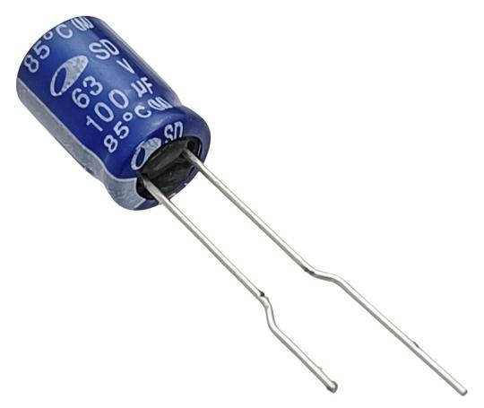 100uF 63V Best Quality Electrolytic Capacitor - PET (Min Order Quantity 1 pc for this Product)