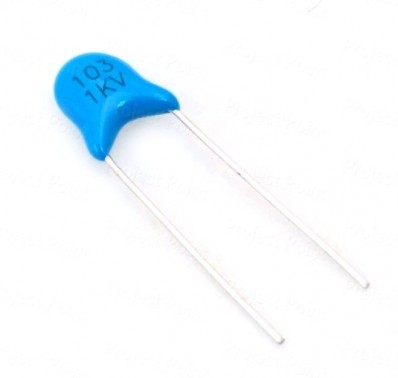 0.01uF - 10nF 1kV Ceramic Disc Capacitor (Min Order Quantity 1 pc for this Product)