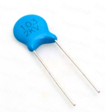 0.01uF - 10nF 2kV - High Voltage Ceramic Disc Capacitor (Min Order Quantity 1pc for this Product)