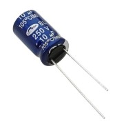 10uF 250V 105°C Electrolytic Capacitor - Samwha BL Series