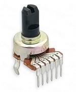 100K Linear Taper 12mm Dual Single Row 6-Pin Potentiometer