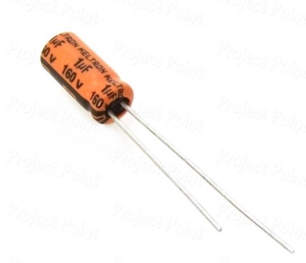 1uF 160V High Quality Electrolytic Capacitor - Keltron (Min Order Quantity 1 pc for this Product)