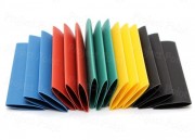 Pre-Cut Heat Shrink Sleeve (Tube) 18mm x 80mm 10 Pcs - Black