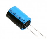 2200uF 25V High Quality Electrolytic Capacitor - Vishay