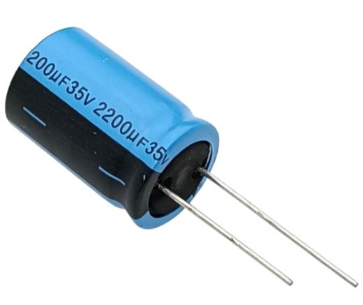 2200uF 35V High Quality Electrolytic Capacitor - Vishay (Min Order Quantity 1 pc for this Product)