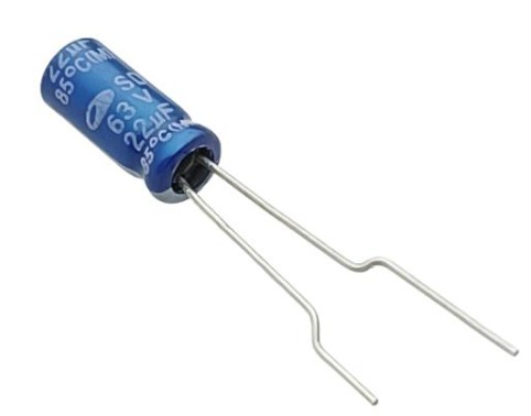 22uF 63V Electrolytic Capacitor - Samwha (Min Order Quantity 1pc for this Product)