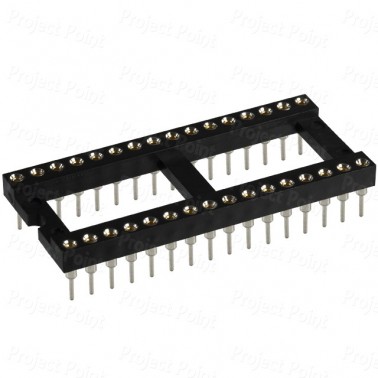 32-Pin High Reliability Machined Contacts 0.6in IC Socket (Min Order Quantity 1 pc for this Product)