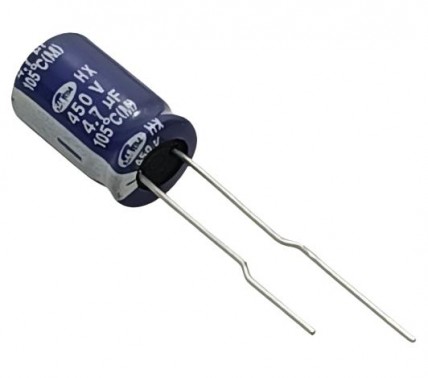 4.7uF 450V 105°C Best Quality Electrolytic Capacitor - Samwha (Min Order Quantity 1 pc for this Product)