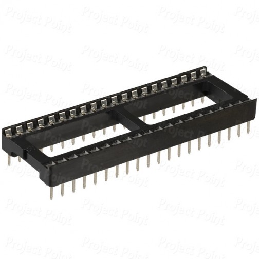 40-Pin Low Cost IC Socket (Min Order Quantity 1 pc for this Product)