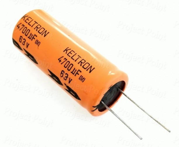 4700uF 63V High Quality Electrolytic Capacitor - Keltron (Min Order Quantity 1 pc for this Product)