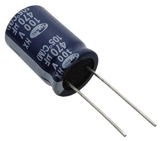 470uF 100V 105°C Electrolytic Capacitor - Samwha (Min Order Quantity 1 pc for this Product)