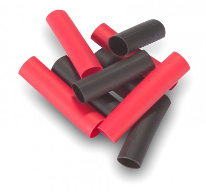 Pre-Cut Heat Shrink Tube 5mm x 20mm Red and Black - 100 Pcs (Min Order Quantity 1 pc for this Product)