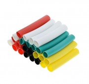 Pre-Cut Heat Shrink Tube 5mm x 40mm Assorted - 100 Pcs