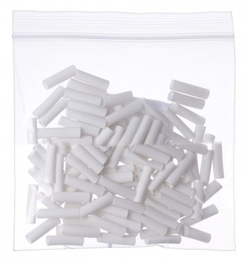 Pre-Cut Heat Shrink Tube 3mm x 20mm White - 50 Pcs (Min Order Quantity 1 pc for this Product)