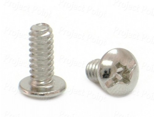 UNC 6-32 Slotted Phillips Combo Pan Head Machine Screw - 9mm (Min Order Quantity 1 pc for this Product)