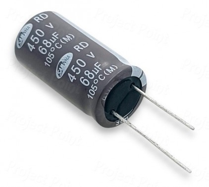 68uF 450V 105°C Best Quality Electrolytic Capacitor - Samwha (Min Order Quantity 1 pc for this Product)