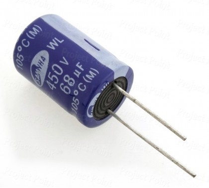 68uF 450V Best Quality Electrolytic Capacitor - Samwha (Min Order Quantity 1 pc for this Product)