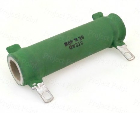 8 Ohm 40W High Quality Wire Wound Resistor - Stead (Min Order Quantity 1 pc for this Product)