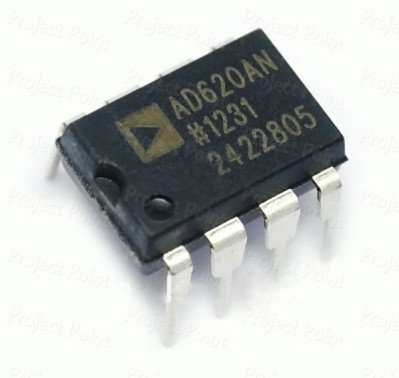 AD620 - Low Power Instrumentation Amplifier (Min Order Quantity 1 pc for this Product)