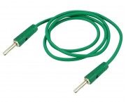 4mm Banana Plug to Banana Plug Cable - 6A 100cm Green