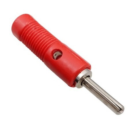 4mm Banana Plug Stackable Red - Prime (Min Order Quantity 1 pc for this Product)
