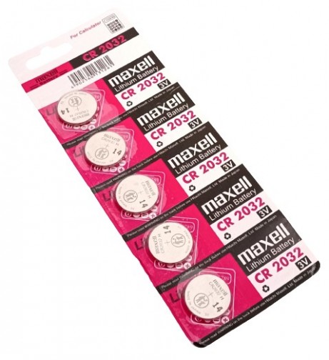 3V Best Quality Button Coin Cell CR2032 - Maxell (Min Order Quantity 1 pc for this Product)