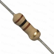 100 Ohm 0.5W Carbon Film Resistor 5% - High Quality