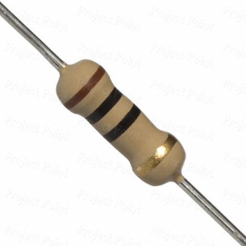 10 Ohm 1W Carbon Film Resistor 5% - High Quality (Min Order Quantity 1 pc for this Product)