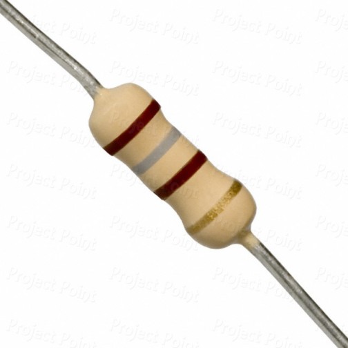 180 Ohm 0.5W Carbon Film Resistor 5% - Medium Quality (Min Order Quantity 1 pc for this Product)