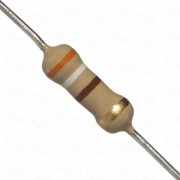 390 Ohm 1W Carbon Film Resistor 5% - High Quality