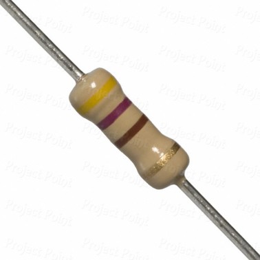 470 Ohm 1W Carbon Film Resistor 5% - High Quality (Min Order Quantity 1 pc for this Product)