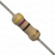 47 Ohm 1W Carbon Film Resistor 5% - High Quality