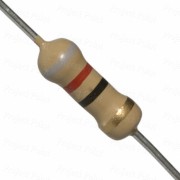 82 Ohm 1W Carbon Film Resistor 5% - High Quality