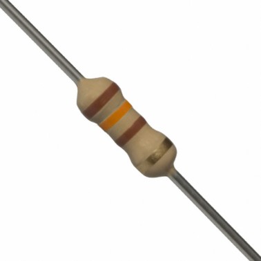 130 Ohm 0.25W Carbon Film Resistor 5% - Medium Quality (Min Order Quantity 1 pc for this Product)