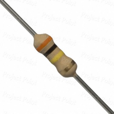 300K Ohm 0.25W Carbon Film Resistor 5% - High Quality (Min Order Quantity 1pc for this Product)