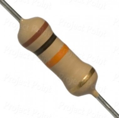 10K Ohm 2W Carbon Film Resistor 5% - High Quality (Min Order Quantity 1 pc for this Product)