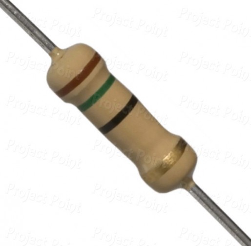 15 Ohm 2W Carbon Film Resistor 5% - High Quality (Min Order Quantity 1 pc for this Product)