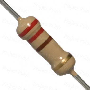 220 Ohm 2W Carbon Film Resistor 5% - High Quality (Min Order Quantity 1 pc for this Product)