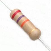 27K Ohm 1W Carbon Film Resistor 5% - High Quality