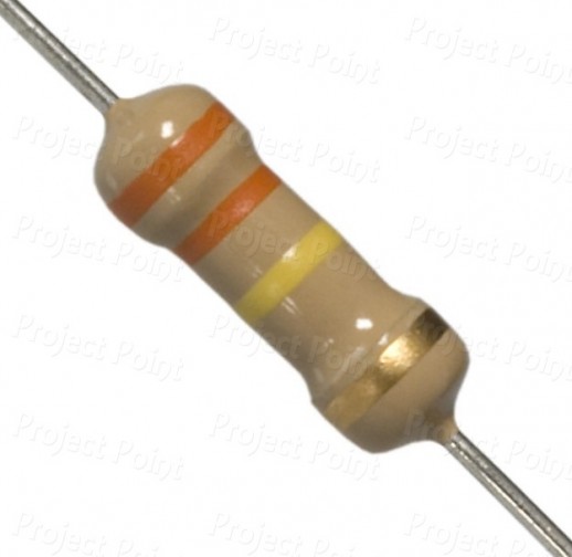 330K Ohm 2W Carbon Film Resistor 5% - High Quality (Min Order Quantity 1 pc for this Product)