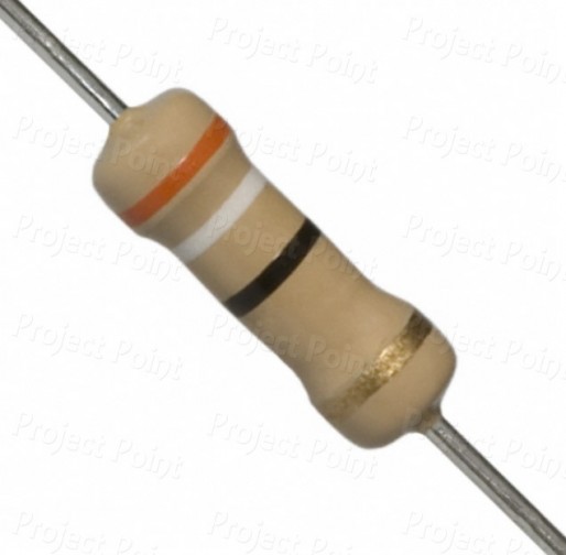 39 Ohm 2W Carbon Film Resistor 5% - High Quality (Min Order Quantity 1 pc for this Product)