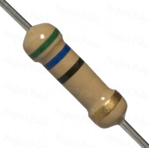 56 Ohm 2W Carbon Film Resistor 5% - High Quality (Min Order Quantity 1 pc for this Product)