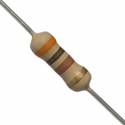 300 Ohm 0.5W Carbon Film Resistor 5% - Medium Quality