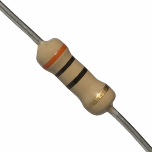 30 Ohm 0.5W Carbon Film Resistor 5% - Medium Quality (Min Order Quantity 1 pc for this Product)